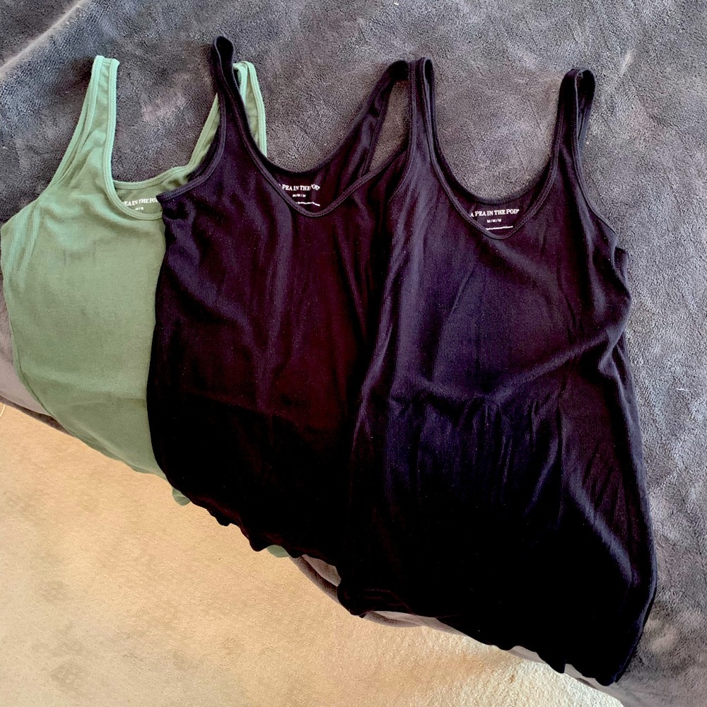Pea in the Pod - Maternity Tank Bundle (M/L)